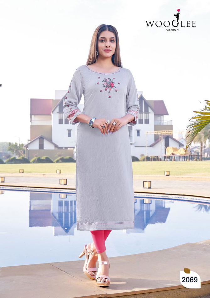 Barbella Vol 10 By Wooglee Long Kurtis Catalog